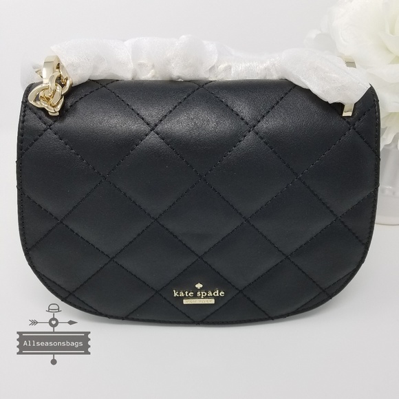 🔽 Kate spade emerson quilted black cossbody rita - Picture 2 of 8